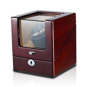 Commercio all'ingrosso a buon mercato unico automatic watch winder con la luce del LED EMC watch winder box - Product Image 5