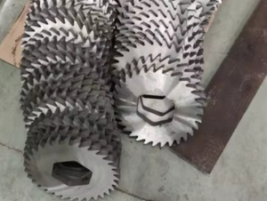 Macchina di triturazione diretta in fabbrica a doppio albero lama trituratore in plastica di legno, tra cui scatola di coltelli-parti di macchine in gomma di plastica - Product Image 2