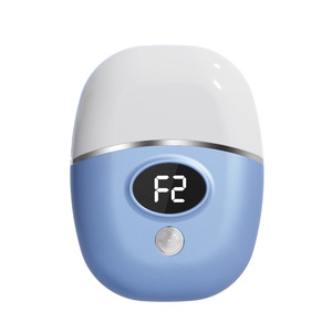 Lime électrique pour pieds avec affichage numérique pour éliminer les peaux mortes, les callosités des talons et des ongles, lime à pédicure portable en acier inoxydable bleu - Product Image 3