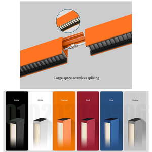 Modern Seamless Splicing Aluminum Linear Hanging Pendant <strong>Light</strong> <strong>Fixture</strong> Minimalist <strong>Office</strong> Lighting Contemporary Chandelier - Product Image 3