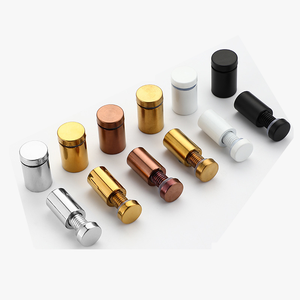 Vis de fixation en laiton pour panneaux publicitaires, vis de fixation pour miroirs, supports muraux en acier, supports de fixation pour verre et acrylique, entretoises de fixation - Product Image 3