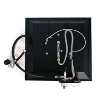 Kit de brûleur de foyer de forme carrée à vente directe Chauffage d'extérieur au gaz naturel
