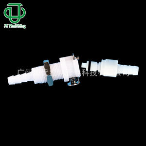 Conector de acoplamiento rápido de plástico JU POM con válvula de cierre de 3.2-6.4 mm para aplicaciones en tuberías de agua, aceite y vapor - Product Image 2