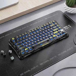 GravaStar Mercury K1 & K1 Pro 75% Mechanical Keyboard 82 Keys RGB Backlit Hot Swap <b>USB</b> 2.4G <b>Type</b>-<b>C</b> Gaming Keyboard - Product Image 4