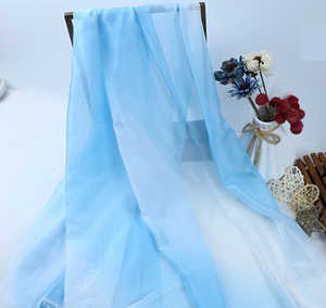 Amazon Bán Chạy Vải Lụa Ombre In Lụa <span class=keywords><strong>Polyester</strong></span> Cho Váy Mùa Hè - Product Image 4