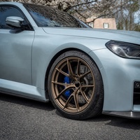 Rines de Aleación Forjada 6061 T6 Personalizados Premium, Diseño Cóncavo Profundo, 18 19 20 Pulgadas, 5x120, Acabado Bronce, para BMW M2 G87 M3 G80 M4 G82