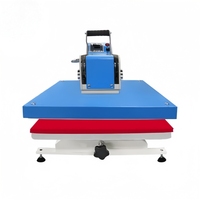 Nouvelle presse à chaud manuelle 110V à plateau pivotant 30x38 40x60, numérique haute pression pour sublimation de t-shirts et vêtements