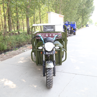 Tricycle robuste à usage intensif, moto à trois roues avec cadre en acier haute résistance pour le transport de fruits et légumes