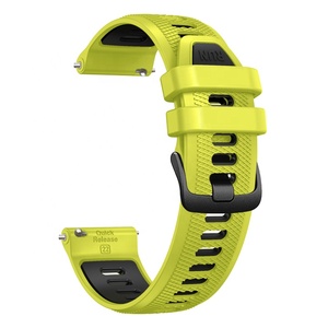 Nueva Correa de Reloj de Silicona de Doble Color de Moda, Superventas, para Reloj <span class=keywords><strong>Garmin</strong></span> <span class=keywords><strong>Forerunner</strong></span> <span class=keywords><strong>265</strong></span> - Product Image 5