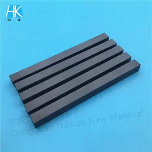 Nitrure de silicium noir fritté sans pression meulage bloc de briques en céramique tige carrée