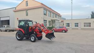 Tracteurs <span class=keywords><strong>agricoles</strong></span>, mini tracteur agricole 4x4, tracteur à roues avec chargeur frontal et pelle arrière - Product Image 4