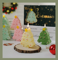 Bougies d'aromathérapie de Noël Cire de soja Arbre de Noël Cadeaux d'aromathérapie et boîtes-cadeaux de bougies