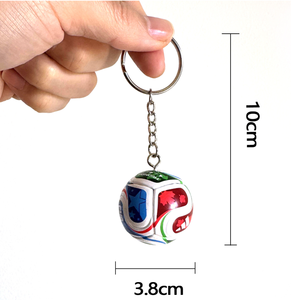Personalized Football Jersey <b>Keychain</b> Plastic soccer ball <b>keychain</b> - Product Image 4