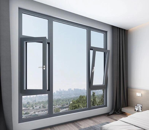 Las ventanas y puertas <span class=keywords><strong>Ropo</strong></span> de aluminio KT 100 son adecuadas para residencias con tecnología de aislamiento térmico y acústico eficiente - Product Image 2