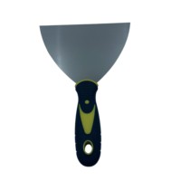 Industri DIY cermin baja tahan karat pisau dempul alat lukisan Drywall pegangan nyaman berbagai ukuran Scrapper sekop bangunan