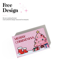 Caja de Cartón Corrugado de Lujo Reciclable para Regalos de Navidad, Colorida, Tamaño Personalizado, Resistente, para Juguetes, Zapatos, Ropa Interior, Embalaje para Envíos