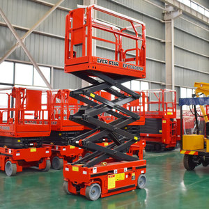 Plateforme élévatrice à ciseaux hydraulique fiable, stabilité supérieure sur terrain incliné et non préparé - Product Image 4