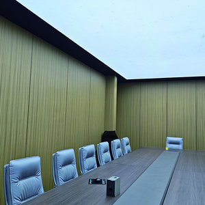 Panel <span class=keywords><strong>de</strong></span> Pared Modular <span class=keywords><strong>de</strong></span> <span class=keywords><strong>Madera</strong></span> para Interiores, Separador <span class=keywords><strong>de</strong></span> Habitaciones con Puerta para Oficina, Partición Fija para Sala <span class=keywords><strong>de</strong></span> Conferencias, Tamaño Personalizado - Product Image 3