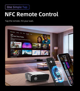 OEM โปรเจ็คเตอร์อัจฉริยะ ODM 4K, โปรเจ็คเตอร์อัจฉริยะกูเกิ้ลทีวี4K โปรเจ็คเตอร์ความคมชัดระดับ Full HD Wi-Fi ภาพยนตร์ Google โปรเจคเตอร์กลางแจ้ง1080P การศึกษา - Product Image 3