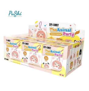 ตุ๊กตา EAKI <span class=keywords><strong>Spy</strong></span> <span class=keywords><strong>Family</strong></span> ซีรีส์ Animal Party แบบกล่องสุ่ม ของตกแต่งบ้านสไตล์อนิเมะ - Product Image 1