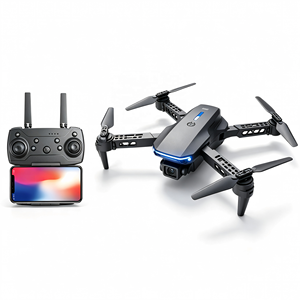 Drone à moteur brushless E88 avec double caméra HD 4K, évitement d'obstacles, mini quadricoptère <span class=keywords><strong>RC</strong></span> pliable le moins cher, <span class=keywords><strong>cadeau</strong></span> pour débutants - Product Image 3