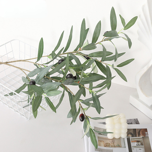 Hojas de Olivo Artificiales, Simulación de Hojas de Olivo, Planta Verde Artificial, Decoración de Hojas de Olivo para Bodas, Arreglos Florales - Product Image 4