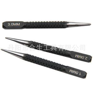 Center <b>Punch</b> <b>Set</b> 1.5 2.0 3.0mm Metric High Speed Steel Knurled Handle For Centering Positioning - Product Image 2