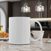 Tasses en céramique design classique personnalisées en gros Capacité de 400ml Isolation thermique à chaud Poignée de tasse à café pour usage domestique Café