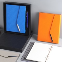 Organisateur personnalisable pour agenda B5 en cuir PU, carnet de notes à couverture rigide non daté, planificateur hebdomadaire et mensuel avec stylo