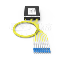 Multiplexeur à division de longueur d'onde CWDM 4, 6, 8, 16 canaux 1270-1610 nm, boîtier ABS LC APC, cassette enfichable pour CATV FTTx