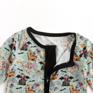 ミオジン卸売高品質竹製ベビーパジャマ、柔らかく肌に優しい、湿疹対応オーガニック幼児用寝間着 - Product Image 6