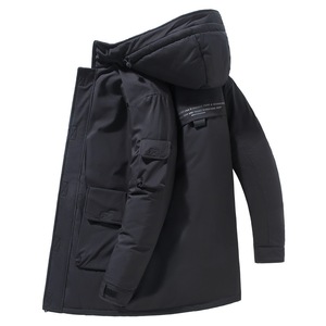 Nuova giacca invernale giacca Tooling piumino giovani studenti delle scuole medie con cappuccio <span class=keywords><strong>abbigliamento</strong></span> da <span class=keywords><strong>uomo</strong></span> alla moda di media lunghezza - Product Image 5