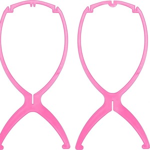 Đầy Màu Sắc <span class=keywords><strong>Ajustable</strong></span> Tóc Giả Đứng Nhựa Hat Hiển Thị Tóc Giả Đầu Chủ Sở Hữu 17X36Cm Mannequin Đầu/Đứng Di Động Gấp Tóc Giả Đứng - Product Image 5
