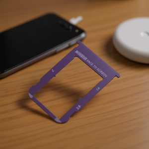 ถาดใส่ซิมการ์ดเสี่ยวมี่สำหรับ Mi9 สีม่วง Face To Screen - Product Image 2