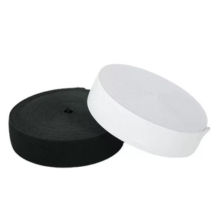 Cq Số Lượng Lớn Cổ Phiếu 1-6Cm Màu Đen/Trắng Nylon Ban Nhạc Đàn Hồi Nhanh Chóng Vận Chuyển Bền Vững Tính Năng Cho DIY Thủ Công Mỹ Nghệ Và Móc Các Dự Án - Product Image 2