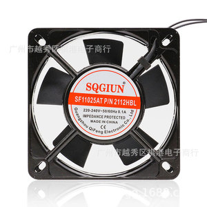 พัดลมระบายความร้อน Ac Sgqun 110 มม. 110x110x25 มม. 220V ลูกปืนคู่ สำหรับตู้แร็ค - Product Image 3