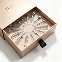 Boîte cosmétique magnétique au toucher doux, finition UV, anti-lumière, logo personnalisé, marquage à chaud, impression quadricolore, pour confiserie aseptique