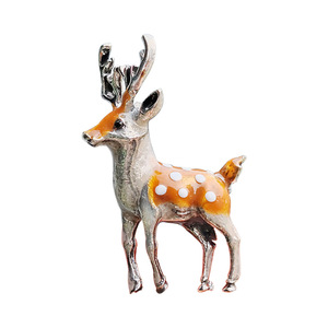 Moda Soltando Óleo Sika Deer Broche para Senhoras Nice <span class=keywords><strong>Diy</strong></span> Floresta Animal Deer Traje Jóias Corsage Broches Pin para Mulheres - Product Image 5