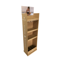 Safeka Étagère d'impression personnalisée Présentoir de sol en carton Présentoir en papier à plusieurs niveaux pour corde de yoga/chaussettes/tapis/briques