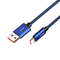 KAKUSIGA Câble en alliage d'aluminium KSC-967 avec lumière LED Câbles de téléphone portable Câble USB Micro 1 mètre Usine