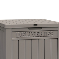 Boîte aux lettres en PP en gros, grande boîte de livraison de colis extérieure autoportante avec serrure à clé 220L POST