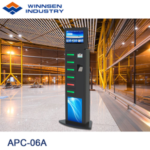 Bornes de recharge pour téléphones portables Winnsen avec écran numérique de 22 pouces sur le dessus et système de charge rapide - Product Image 3