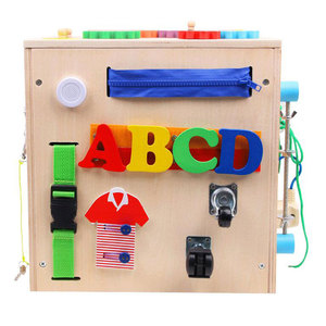 Nuevo diseño educativo <span class=keywords><strong>de</strong></span> <span class=keywords><strong>Montessori</strong></span> juguete <span class=keywords><strong>Cubo</strong></span> <span class=keywords><strong>de</strong></span> madera ocupado Niño - Product Image 5