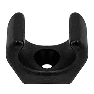 Abrazadera para tubo de 1 pulgada, abrazaderas individuales para tubos, para la industria general, accesorio marino de plástico de nailon negro para barcos - Product Image 1