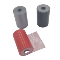 Mini Rouleau de Ruban Adhésif Tissu Noir Argenté, Rouleau Géant de Ruban Adhésif, Meilleure Adhérence, Kit de Survie ASE, Ruban de Réparation, Survie en Extérieur Longue Durée