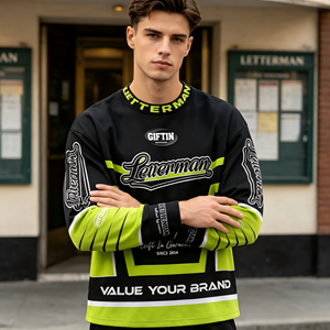 Sudadera de Manga Larga de Algodón Estilo Racing Premium, Personalizada con Impresión Digital DTG, Logotipo Personalizado, Patrón de Alta Calidad, Algodón Suave - Product Image 4