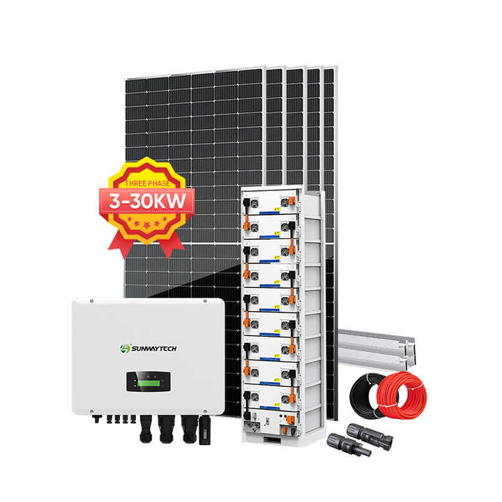 Sunway Hybrid Solar System High Voltage 10kw 20kw 30kw Solar Power ...