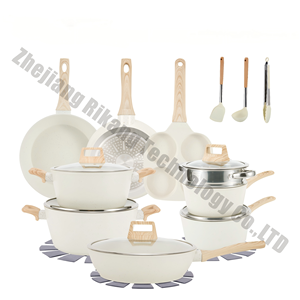 Set di pentole da cucina antiaderente multifunzione da 21 pezzi pressofuso in alluminio pentola per cottura a induzione in pietra cucina moderna - Product Image 1
