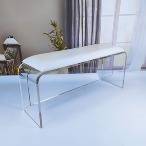 Thời trang phân ánh sáng sang trọng Đồ nội thất Acrylic Giày thay đổi Phân - Product Image 3