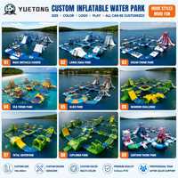 Parc aquatique gonflable Yuetong, équipement de parcours d'obstacles, trampolines aquatiques, jeux, plateforme flottante pour adultes
